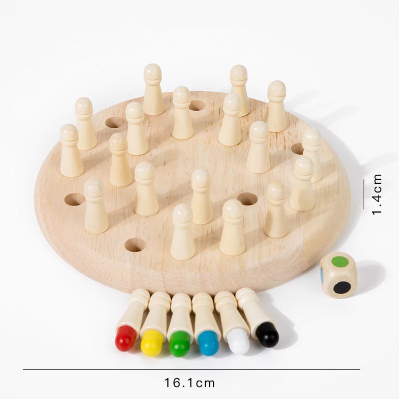 Wooden Memory Chess Toy for Children s Concentration and Early Education