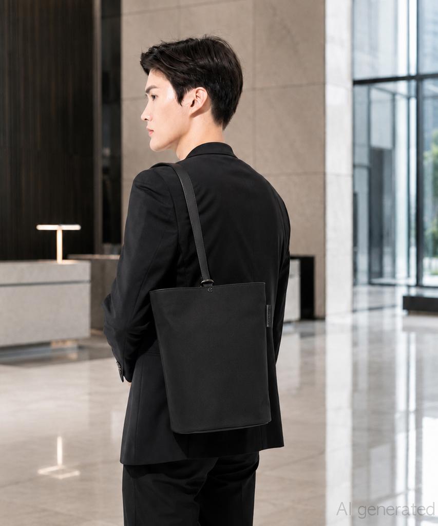 Bedford11Th Noir Bucket Shoulder Bag [Black Combo]