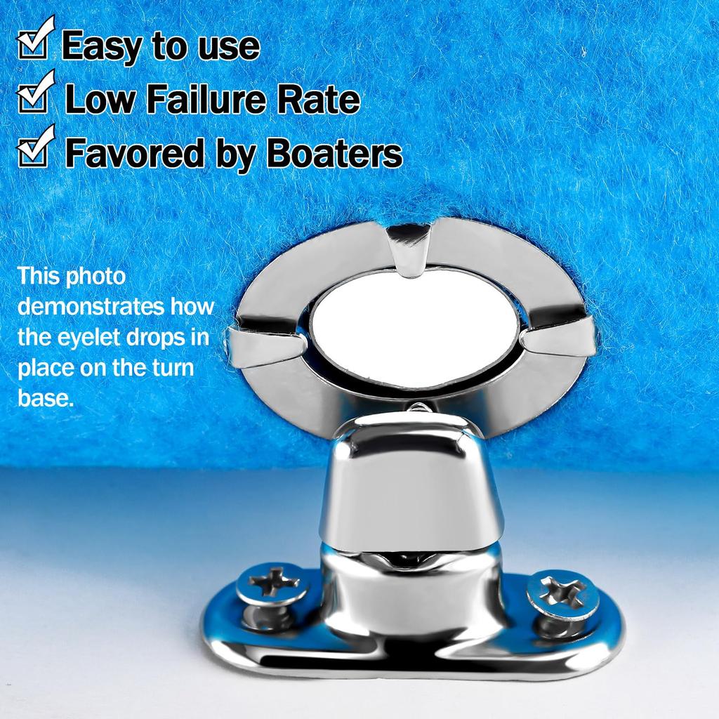 Gisafai Canvas Twist Lock Fasteners, Turn Button Fasteners, Eyelet and Stud Mounting Screws 20