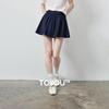 Chuyu Women's Two-Tone Waist A-Line Short Skirt