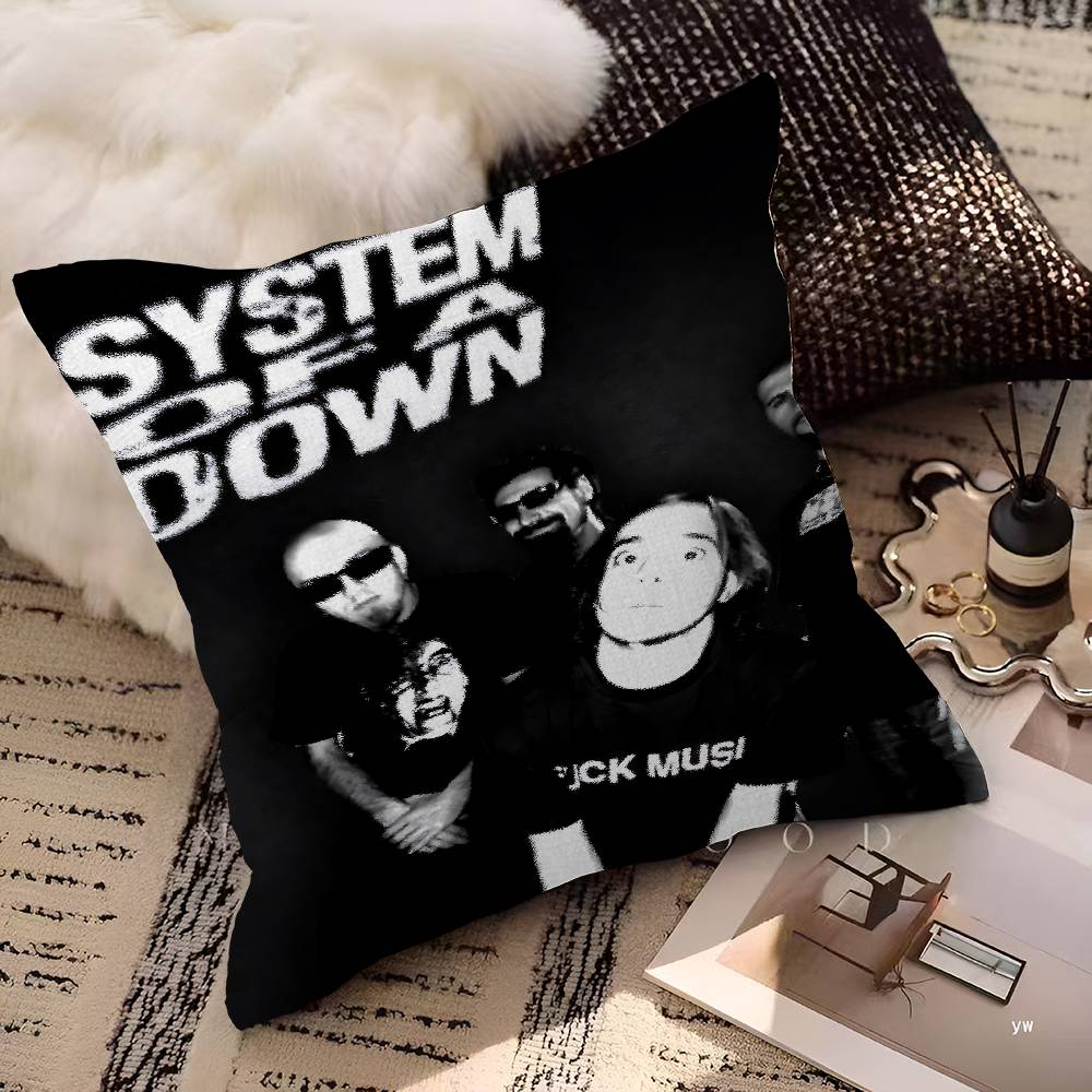 S-System Of A D-Down Band Pillowcase Toon Gift Cushion Cover Bedroom Home Sofa Chair Seat Decor Pillow Case