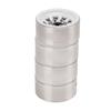 4 Pcs 1in RC Wheel Hub Lightweight Universal RC Car Replacement Metal Wheel Rims for Upgrade White
