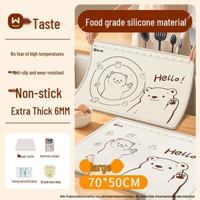 Large Food Grade Silicone Kneading and Baking Mat