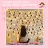 12Pieces Easter Bunnies Photo Peg with 1.5Yard String Wood Photo Clip Wood Pegs For Photo Hanging And Easter Decoration