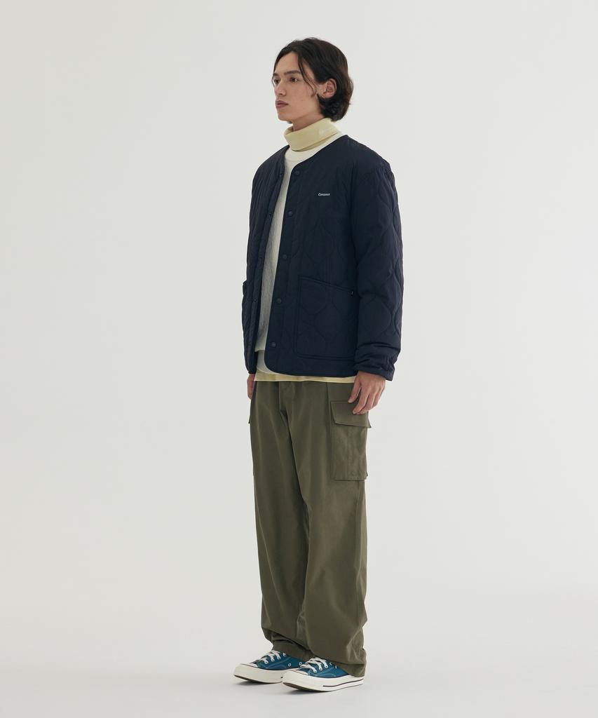 Covernat Short Quilted Jacket Dark Navy