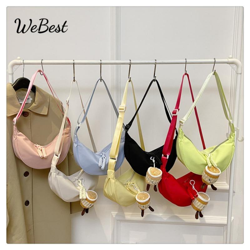 

Shoulder and Crossbody Crescent Bag