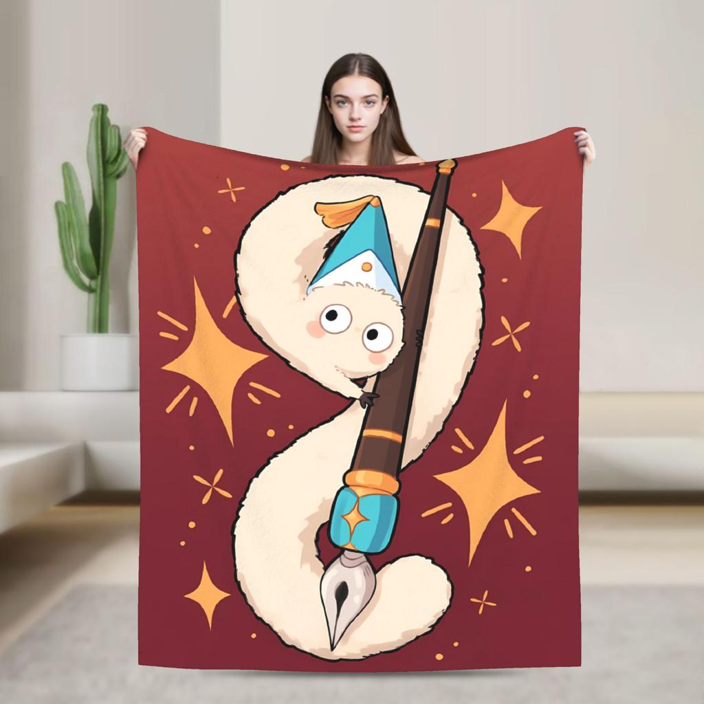 Witch hat atelier Super Soft Blanket Travel Plush Bedding Throws Fashion Couch Chair Flannel Bedspread Sofa Bed Cover