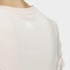 Adidas Foil Print Casual Sports Round Neck Short Sleeve T-Shirt Women Tops Pink GP0684