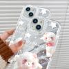 Mobile Phone Cases for iPhone 11 13 XR 15 Pro Max 12 14 Pro Max Case iPhone 16 7 Plus 8 Plus XS Max 6 15 Plus Laser Wave Pattern Anti-drop Waterproof