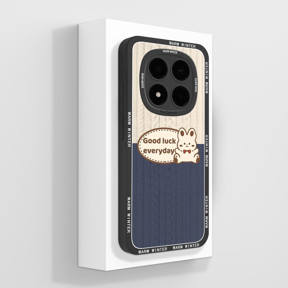 

For Xiaomi Redmi Note 15 Pro Plus Case Cute Panda Soft Liquid Silicone Phone Back Cover For Redmi Note15 4G 5G Couple Fundas Redmi Note15 (4G)