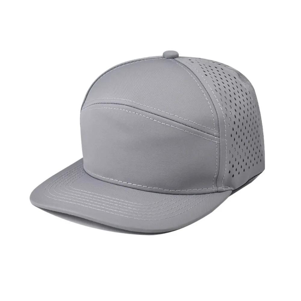 Casual Solid Color Baseball Cap Adjustable Breathable Trucker Hat Hip-Hop Hat Unisex