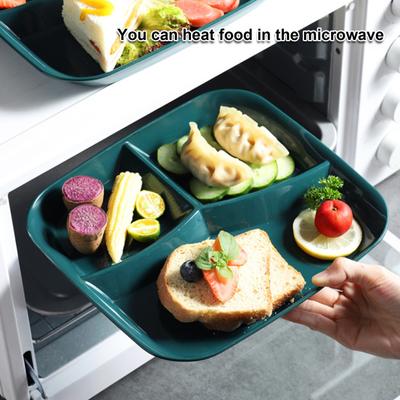 Individueller Gitter-Mehrzweck-Lebensmittelteller aus Kunststoff, praktisches, stoßfestes Lebensmitteltablett für zu Hause