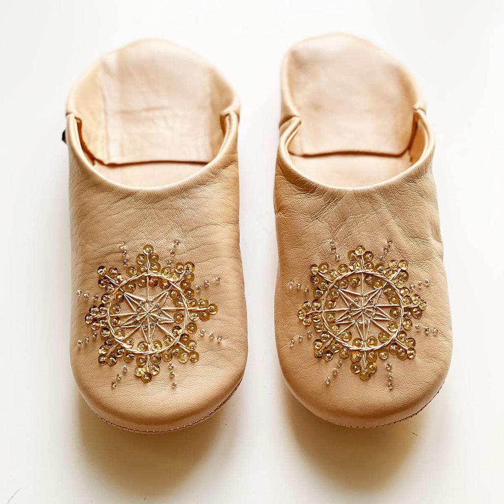 Babouche Stella Almond LL [dear Morocco] // // (26 cm)