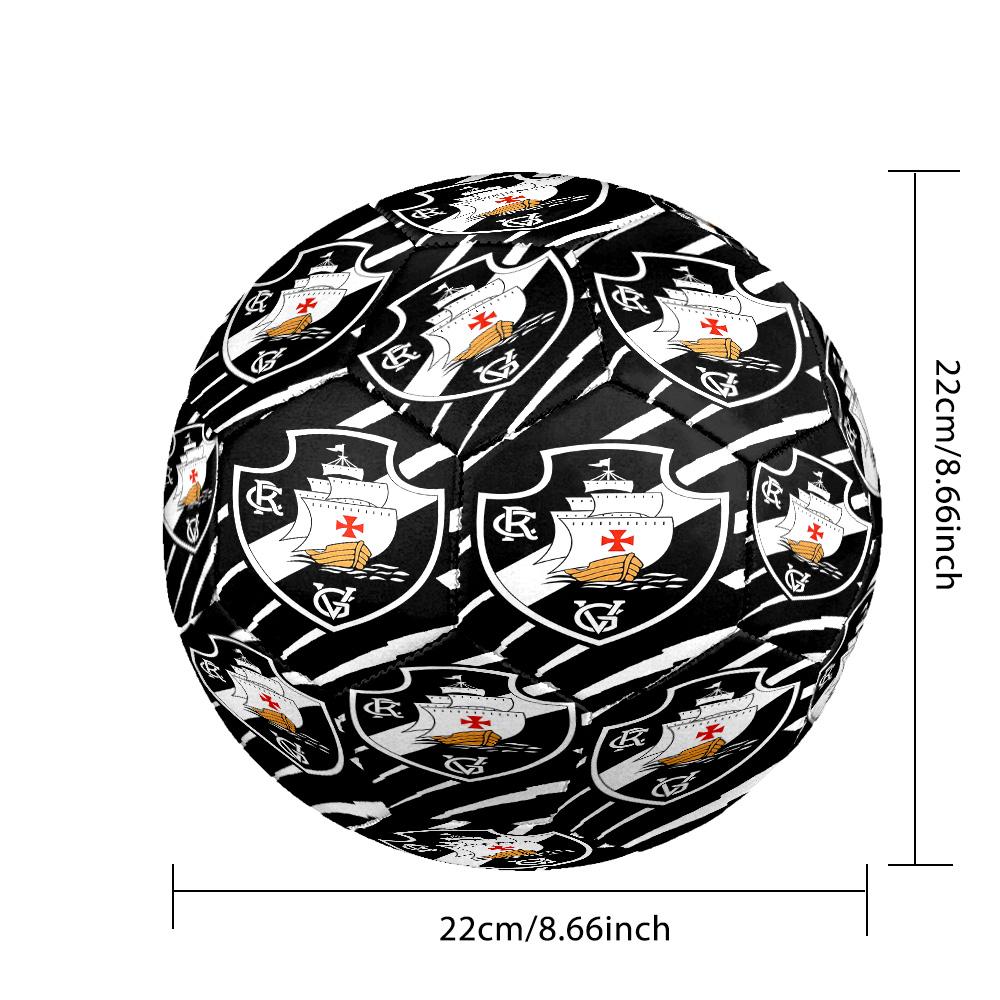 Vasco Football Club Printed Size 5 Soccer Balls, High-Quality, Anti-Slip, Protective Football, A Unique Gift , Birthdays, Christmas Gifts