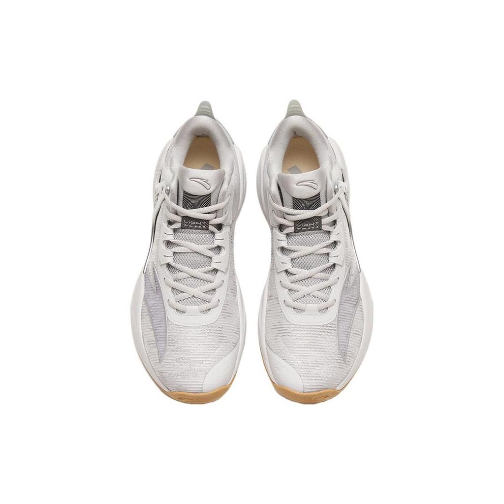 Anta Light Cavalry 8 Non-Slip Wear-Resistant Low-Top Basketball Shoes Men Sneakers Silver 112321603-5