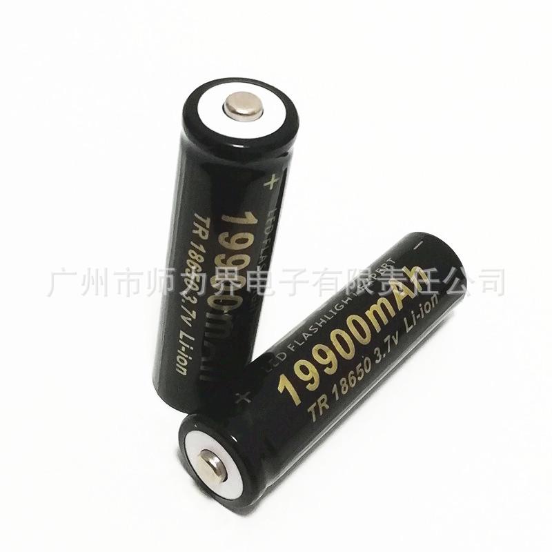 19900mAh 18650 3.7V Rechargeable Lithium Battery for Gel Gun, Airplane, Car & Flashlight