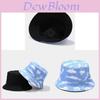 Blue Sky Clouds Fisherman Hat With Wide Brim For Outdoor Sun Protection And Breathability