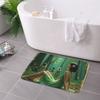 1 ks Siluety lesa Kuchyňský koberec Protiskluzová rohožka Popový design Koupelnový koberec Předložka do vany Koberec pro domácnost Pod umyvadlo Prádelna Dekorace
