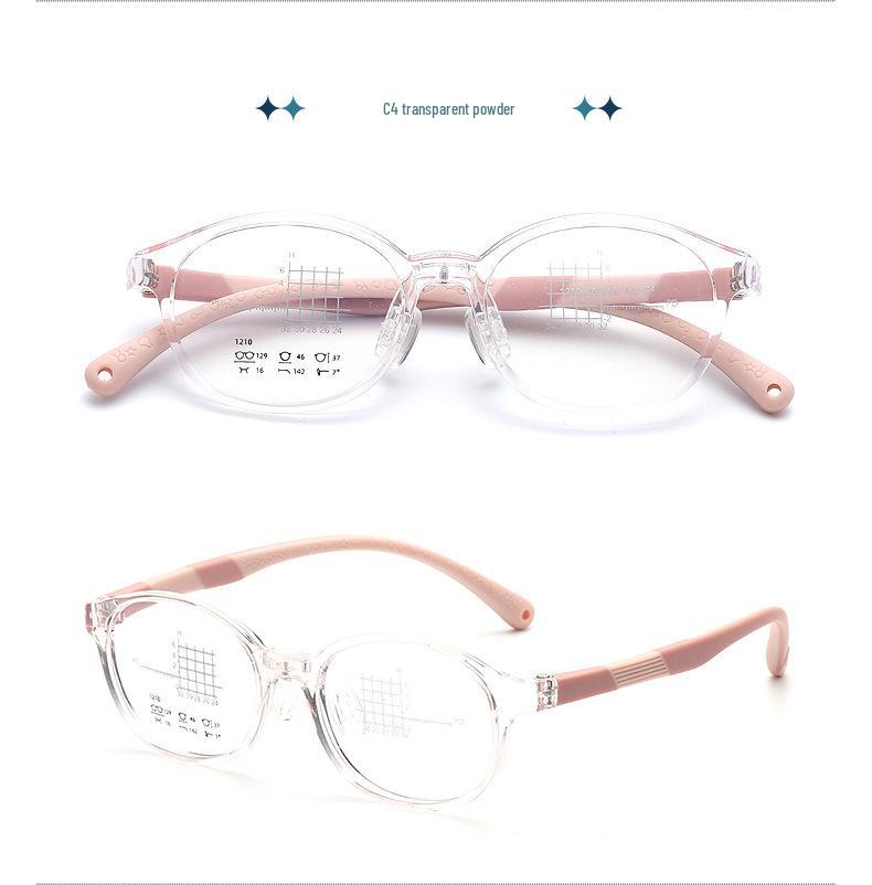 Children's Ultra-Light Silicone Frame with Adjustable Nose Pads for Small Faces