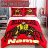 3pcs Duvet Cover Set (1*Duvet Cover + 2*Pillowcase, Without Core), Custom Name Billie Eilish Pattern Bedding Set, Home Bedroom Decor Gift