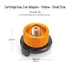Locking Camping Gas Canister Adapter & Stove Converter