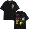 S-XXXL Men Women Singer Rapper Super Star Bad Bunny Printing Tops Adults Unisex Plus Size Short Sleeves Round Neck T-shirt