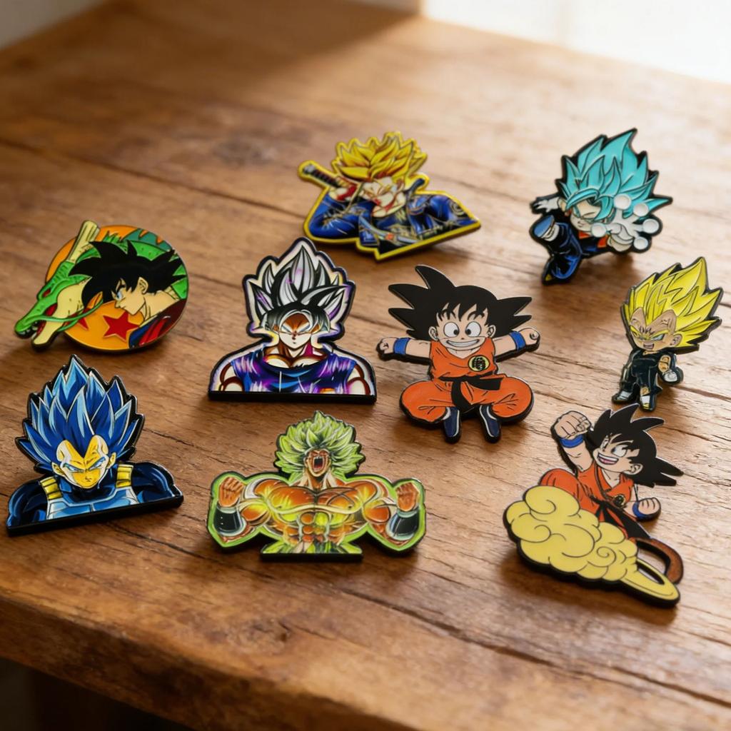 Anime Series Lapel Pins for Backpacks Anime Brooches for Women Enamel Pin Fashion Jewelry Accessories Friends Gift Cloth Denim