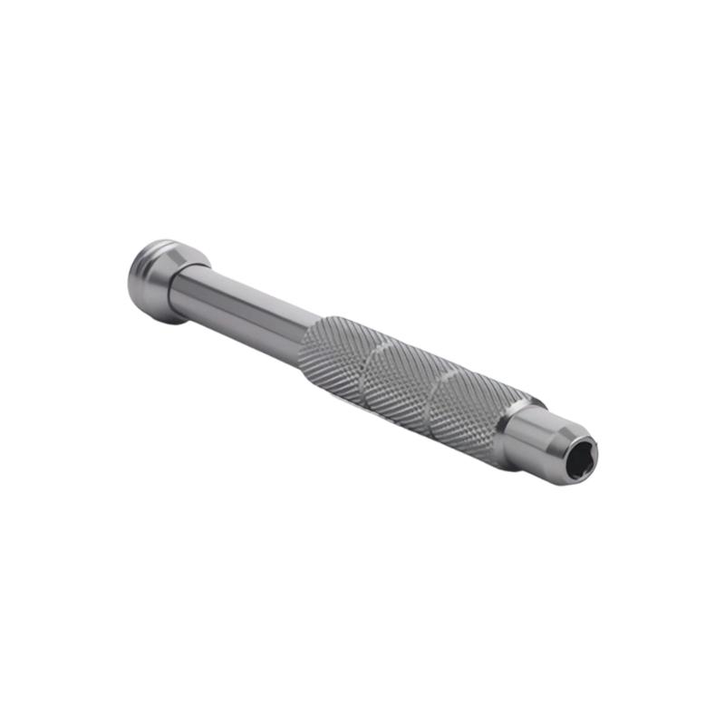 Lightweight Ergonomic Screwdriver Handle AntiCorrosion Aluminum Alloy for 4Mm Hex Bit For Precisely Work Comfortable Grip