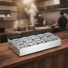 Stainless Steel Seasoning Organizer Space-Saving for Cafés, Food Stall Operators