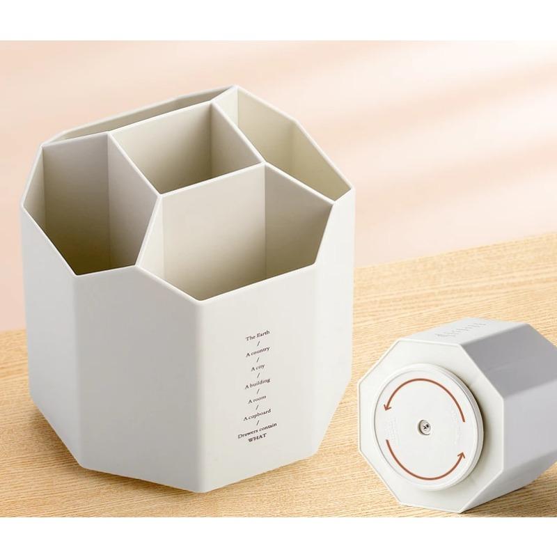 360° Rotating Creative Multi-angle Pen Holder School Office Supplies Student Stationery Organizer Multi-function Pen Holder