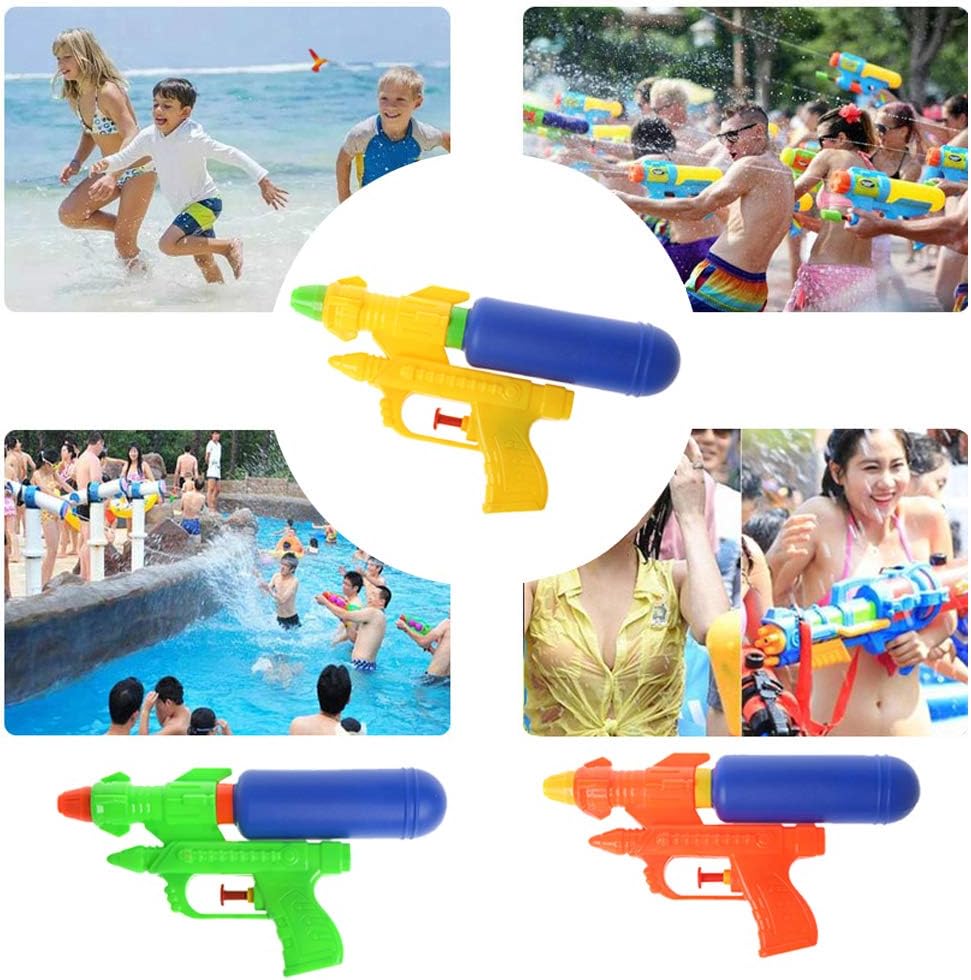 Portable Kids Water Gun Toy Summer Outdoor Beach Pool Garden Water Fight Game Squirt Gun for Boys Girls and Gift