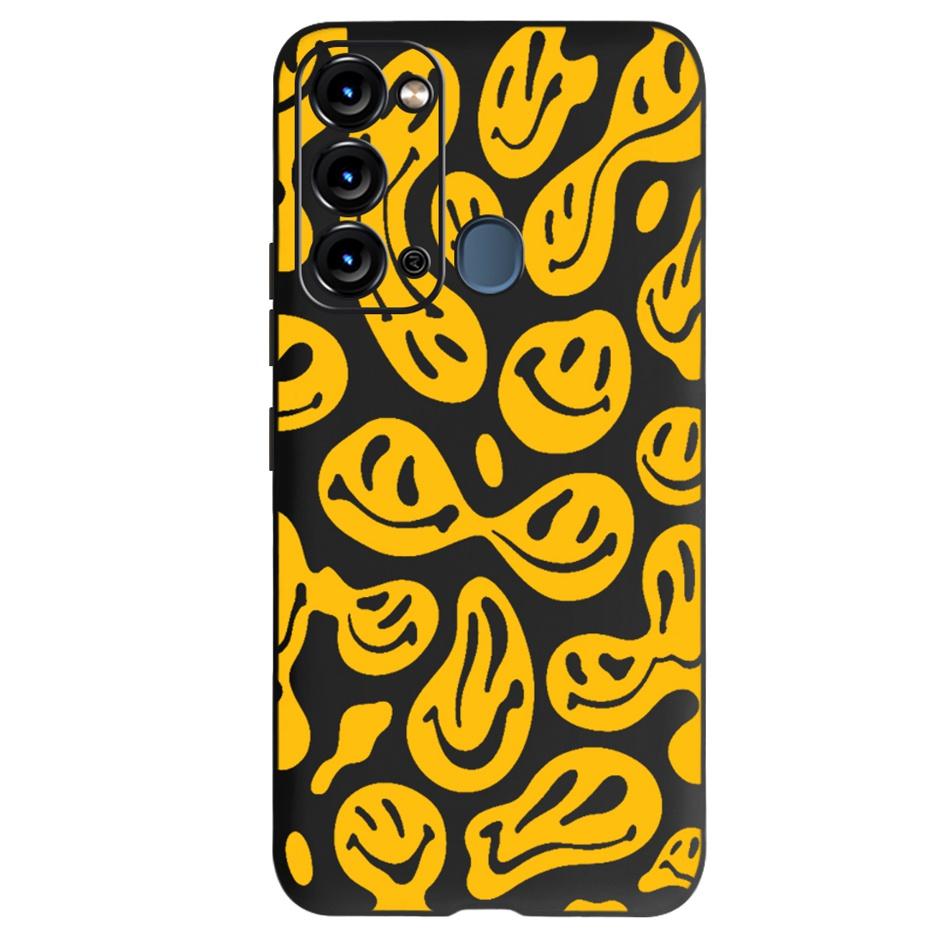 For ITEL Vision 3 Case Fashion Cat Sunflower Phone Cases For Itel S17 S 17 S661W Soft TPU Black Silicone Cover Vision3 Bumper