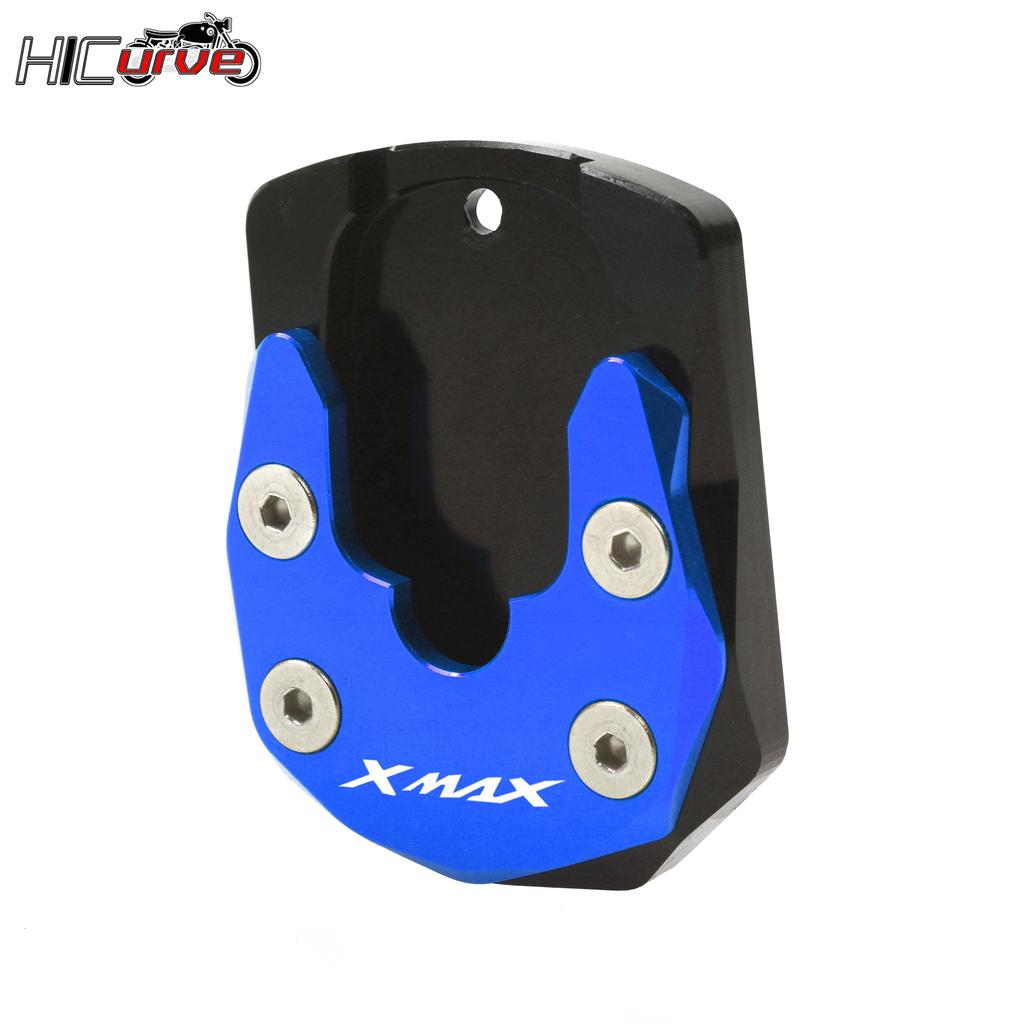 Motorcycle Kickstand Foot Side Stand Extension Pad Support Plate For YAMAHA XMAX 125 300 250 XMAX250 XMAX125 XMAX300 2017-2023