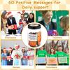 120 Positive Emotional Support Gift Inspirational Affirmation Cards With Glass Jar For Women Thank You Appreciation Mental Healt