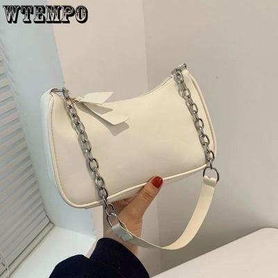 French Niche Senior Sense Underarm Baguette Bag Female Fashion Versatile Ins Chain Shoulder Bag Female