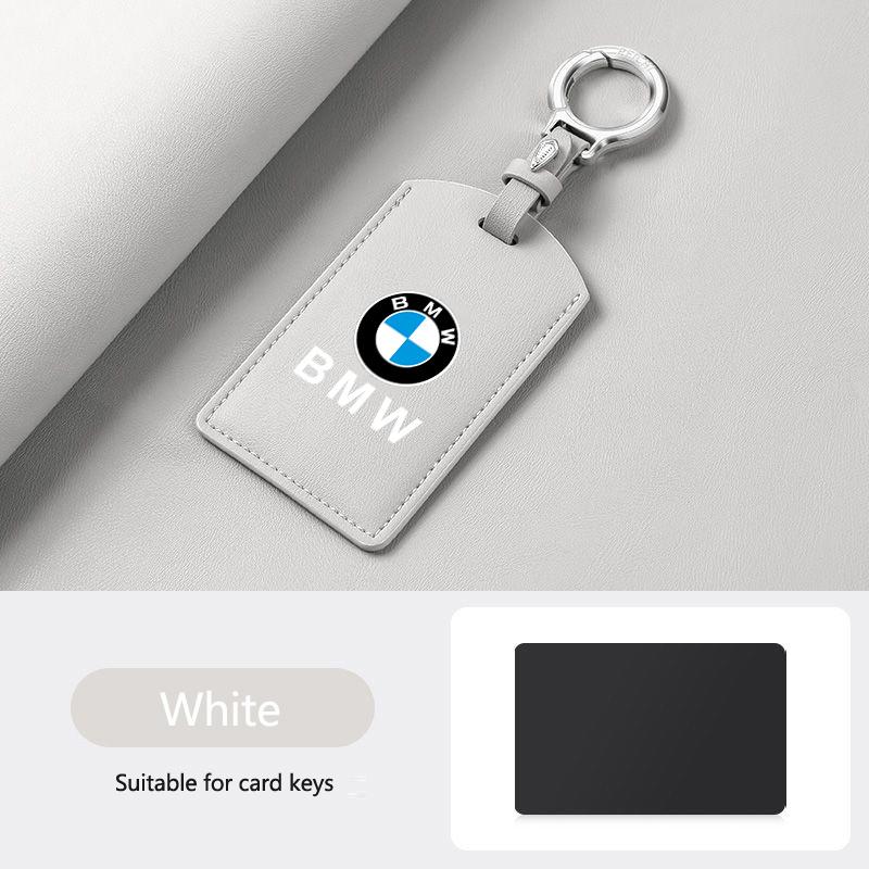 High Quality Leather Car Smart NFC Card Key Case Cover Shell For BMW M M3 M5 M4 Series X1 X3 X5 X6 X7 535le Keychain Accessories HV0