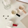 with Handle Small Milk Jar With Scale Coffee Extraction Cup Ceramic Milk Jug  Home Office