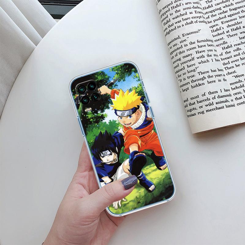 Cartoon Naruto Transparent Phone Case for Motorola Moto Edge 20 30 40 50 S30 Fusion Ultra Pro Neo Lite + G200 G23