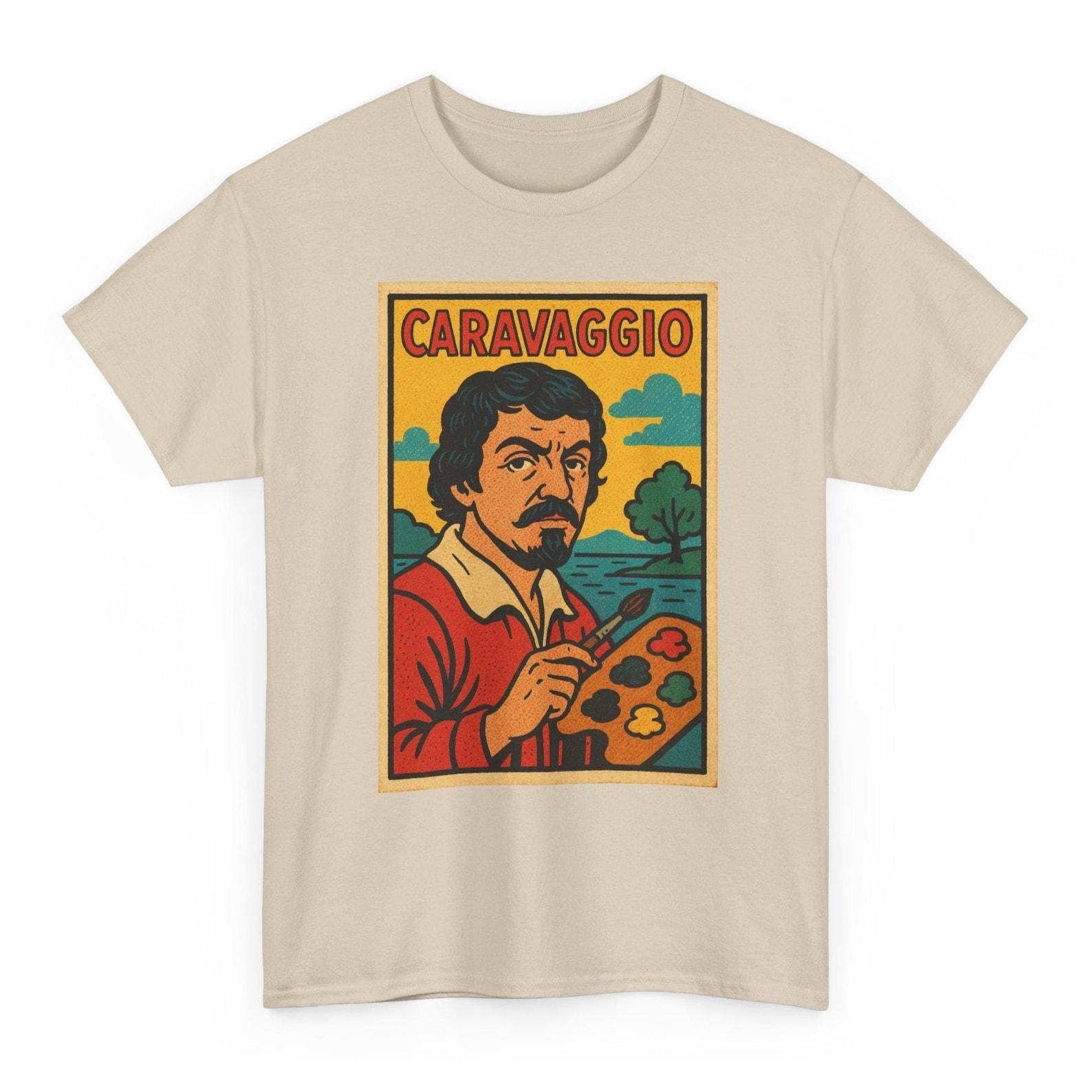Caravaggio T-Shirt | Baroque Art Tee | Classic Italian Painter Shirt 4XL