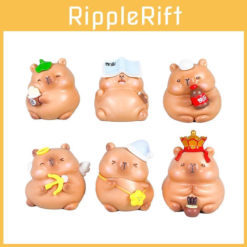 Capybara Pvc Collectible Figure With Cartoon Design For Anime Fans