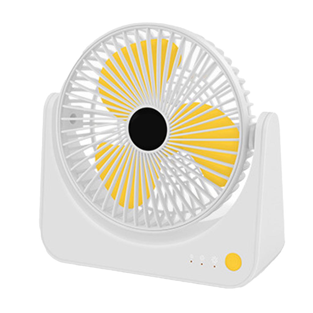USB Small Desk Fan Quiet Operation Portable Mini Rechargeable Desktop Fan for Home Student