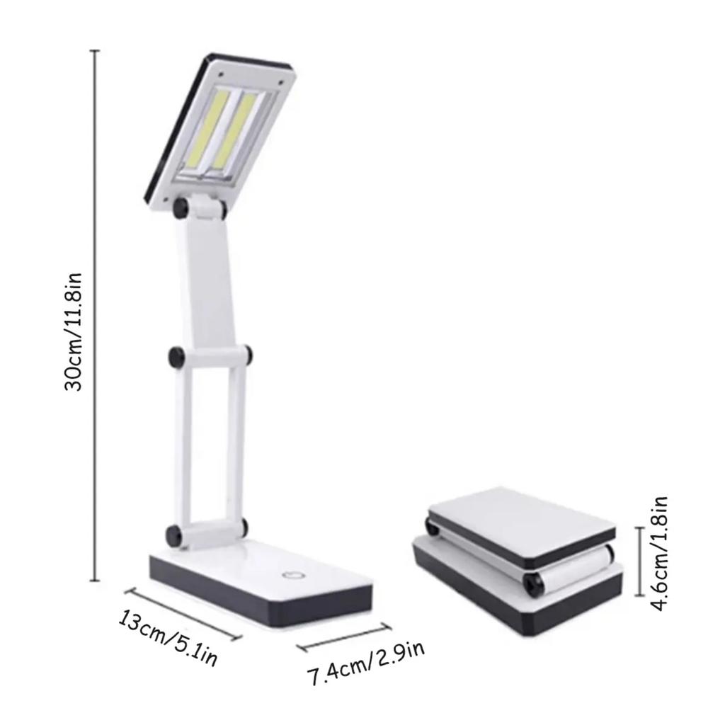 New Led Desk Lamp USB/ Battery Dimmable Touch / Switch Control Foldable Table Lamp Bedside Reading Eye Protection COB Night Ligh
