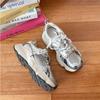 2024  New Women's Khaki Sneakers Breathable Mesh Sports Shoes Running Casual Lace Up Woman Spring Autumn Shoes Sneakers Fashion