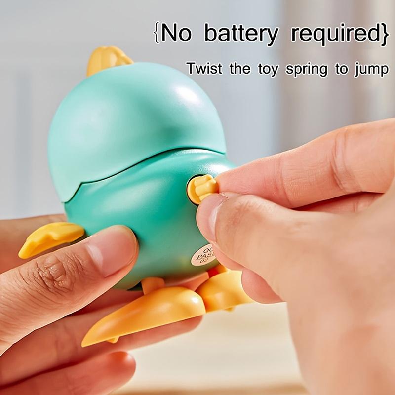 Children'S Cartoon Clockwork Toys Wind-Up Jumping Chick Baby Baby Educational Toy Wind Up Toys Kids Toys Girls Toys Boys Toys