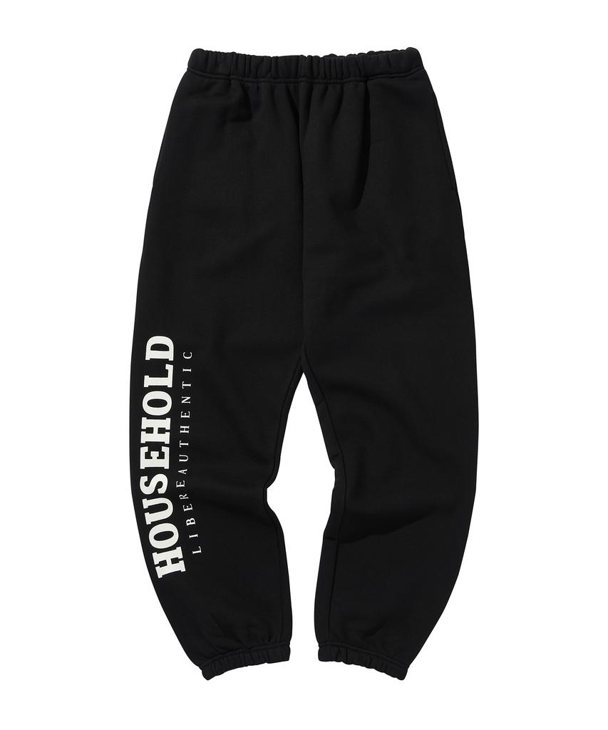 LIBERE H Logo Sweatpants / Black