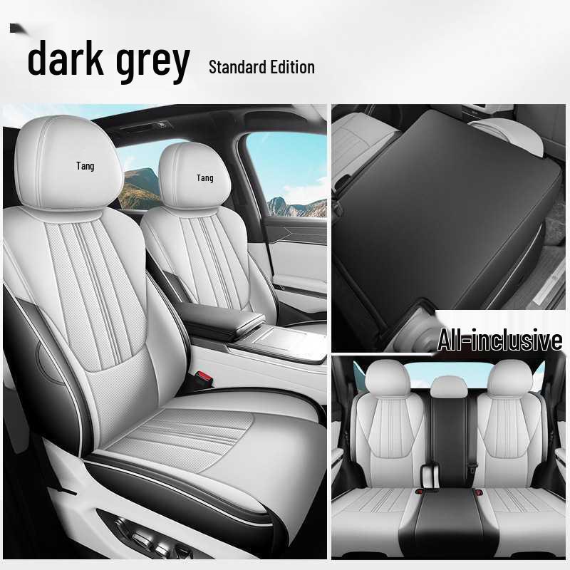 BYD Tang L Full Coverage DMI/EV Seat Covers - Breathable Perforated Cushions for All Seasons