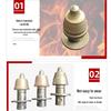 Alloy Road Milling Cutter Head for Trenching Machine - Compatible with Paver and BMW Machines