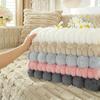 Plush Sofa Cover Winter Thicken Warm Sofa Towel Cushions Super Soft Non-Slip Living Room Sofa Backrest Armrest Towels