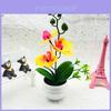Künstliche Orchideenpflanze Dekorativer Bonsai mit Kunststoffmaterial für Heimdeko und Geschenkausstellung