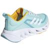 Adidas All Day Boom E Comfortable Durable Breathable Low Top Running Shoes Unisex Sneakers Light-Blue White JS0471
